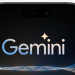 Google Gemini on an iPhone